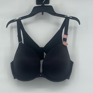 Cacique nwt modern boost plunge black bra